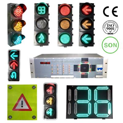 China Solar Powered Traffic Light System STCS300-LF for sale