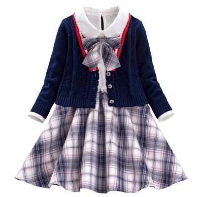 China Popular Cute Two Piece Dress Breathable Cardigan Sweater Appropriate Prices Quality Guarantee for sale