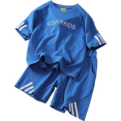 China Low casual price guaranteed quality fashion popular little boys summer clothing sets for sale