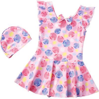 China Girls Swimwear Princess Skirt Baby Toddler Girls Breathable One Piece Swimsuit Swimwear for sale