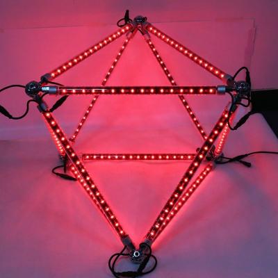 China Stage 1m 1.5m 360 RGBW Led Pixel Mapping Geometric Meteor Tube DMX for sale