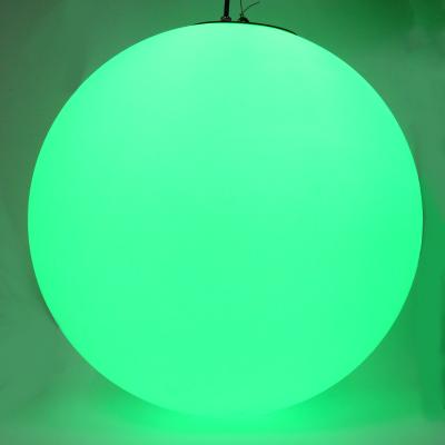 China Stage Decoration DMX RGB Multi Color Outdoor Inflatable Hanging Led Light Lifting Ball for sale