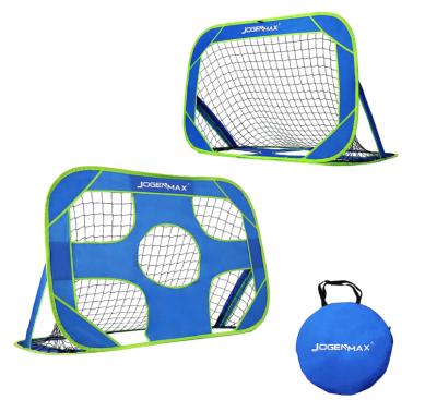 China Easily Carry 2 in 1 Portable Kids Pop Up Soccer Goal for sale