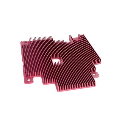 China Bezel Led Audio Power Amplifier Heatsink Powder Coated Black Pressing Extruded Aluminum Heatsink for sale