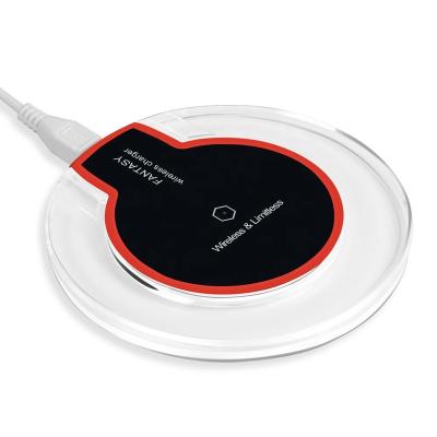 China Hot Selling Ultra-thin Mobile Phone Amazon New K9 5w Qi Universal Wireless Charger Ultra-thin Radio Charging New Mobile Phone for sale