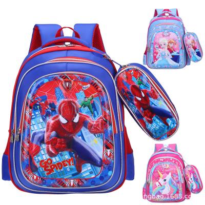 China Waterproof RFID Function School Bag Backpack For Boys Cartoon OEM Customized Logo Nylon Feature Time Good Packing Work for sale