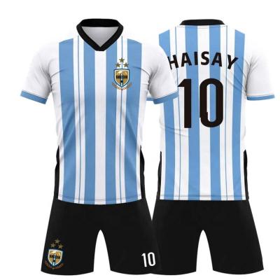 China Sets Custom 2023-2023 New Season Quick Dry Jersey Football Shirt Set Men clothes Uniform Sublimation Football/Soccer Jersey for sale