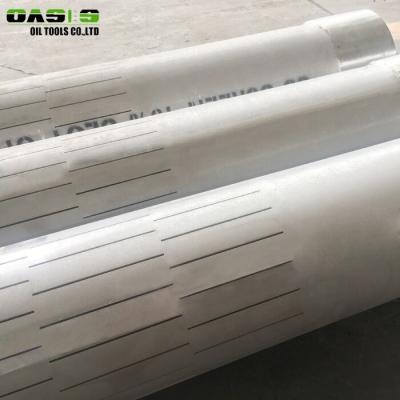 China High Quality Oil Wand Water Filter Laser Grooved Standard API 5CT Pipe K55 Slot Liner Wrap for sale