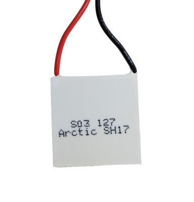 China Small refrigerator TEC1-12703 12V 3A 30*30mm thermoelectric module for portable refrigerator for sale