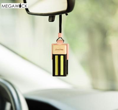 China Luxury Fashion Car Ornaments Perfume Essential Oil Glass Bottle With Wooden Cap for sale