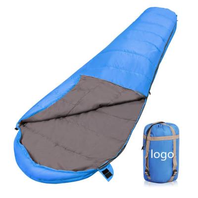 China Outdoor Anti Bite Zipper Rising Wind Guard Mummy Adult Waterproof Travel Camping Ultralight Outdoor Sleeping Bag for sale