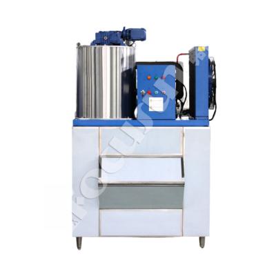 China Food Beverage Shops 2T Air Flake Ice Making Machine with Ice Storage Capacity Other for sale