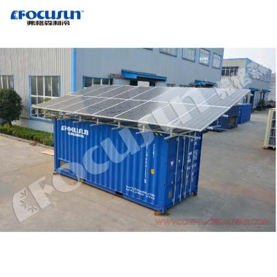 China Video Outgoing-Inspection Provided 20GP Solar Powered Cold Room with R404A Refrigerant for sale