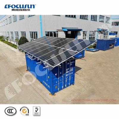 China 20ft Containerized Solar Powered Cold Room with Compressor and Video Technical Support for sale