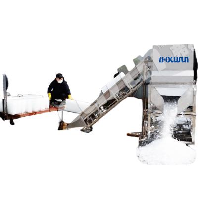 China High Capacity 1 Ton per Hour Ice Crushing Machine for Commercial Applications for sale