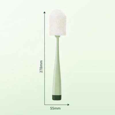 China Replaceable Bottle Holder Plastic Material Brush Head Sustainable Good Kitchen Scrubbing Straight Brush for sale