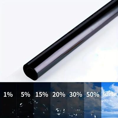 China Mingtu NX05 VLT8% Black Car Solar Film PET Window Tint Sticker para sombreador e bloqueio UV à venda