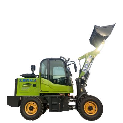 China Garment Shops Engineering Wheel Loader Thickened Tires Wear Resistant Durable Compact 4x4 Loader Mini Loader For Sale for sale