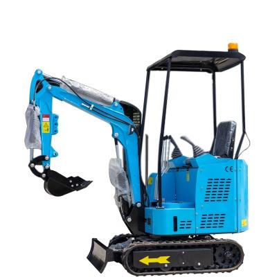 China Ruber Tracks Hydraulic Crawler Excavator Accessories Mini Digger Excavator Digger 1 Ton 1.2 Ton 1.5 Ton 1.8 Ton 2 Ton Zero Tail Excavators With Attachment for sale