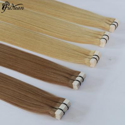 China Wholesale Price Remy Human Tape Hair Extensions Natural Silky Straight Wave for sale