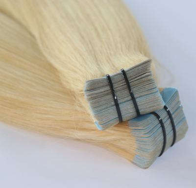 China Different Color Silky Straight Wave Invisible Cuticle Aligned Tape In Human Hair Extensions for sale