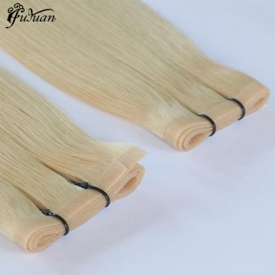 China Factory Best Silky Straight Straight Wave 100% Human Remy Virgin Hair Color Invisible PU Seamless Double Tape Inject To Peel Hair Flat Weft Extension for sale