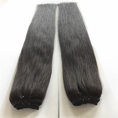 China 20 Inch Virgin Remy Brazilian Human Hair Weft Silky Straight Wave for sale