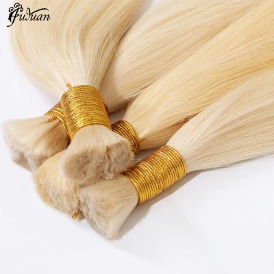 China Silky Straight Wave Top Quality Human Remy Bulk Extension Raw Cuticle Aligned Hair for sale