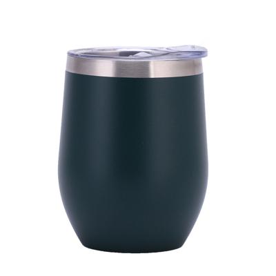 China PORTABLE Factory Custom 360ml Double Wall OEM Vacuum Stainless Steel Cup Insulated Wine Tumbler Drink Bottle Fashion New Color Water Spo for sale