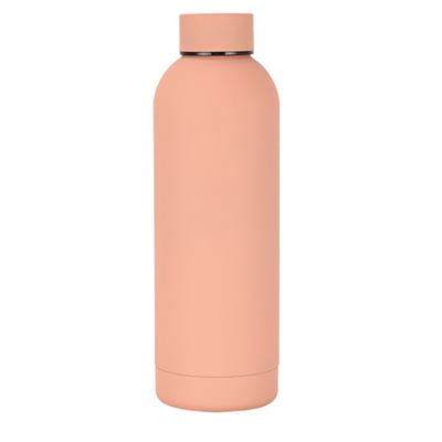 China PORTABLE Custom Made Cold-Hot Gym Leak Proof Stainless Steel Bottles 500ml Eco Friendly Drinking Water Bottle With Portable Lid for sale