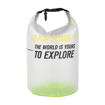 China Camping 5L FOG transparent waterproof bag at the top of the roll for sale