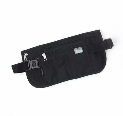 China 2018 New Style RFID Travel Security Money Belts / Waist Light Money Bag / Money Waist Belt for sale