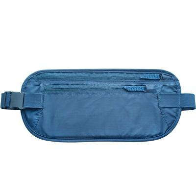 China Travel Nylon Money Belt Waist Safe Bag Secret Fanny Pack Passport Holder Hidden Wallet for sale