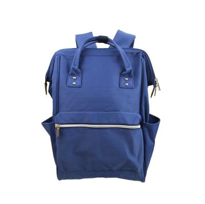 China Hot Selling 600D Polyester Water Resistant Portable Yet Durable School Backpack With Front Zipper Pocket School For Travel And Daily Life for sale