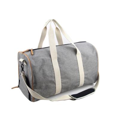 China Large Capacity Canvas Weekend Duffel Bag for sale