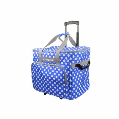 China Erik Hot Selling Sewing Machine Tools Wheel Bag Luggage Trolley Bag for sale