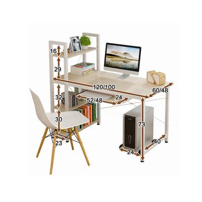 China PANEL Wooden Child Home Study Office Computer Table With Shelf for sale