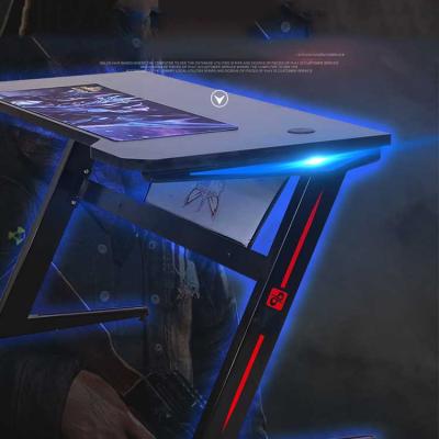 China Wholesale PC Table PC Gaming Desk 2019 Gaming Computer Desk z Shaped Computer Desk for sale