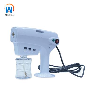 China Modern Professional Blue Electric Nano Hair Light LED Alcohol Sterilizer Mist Spary Gun Electric Spary Gun for sale