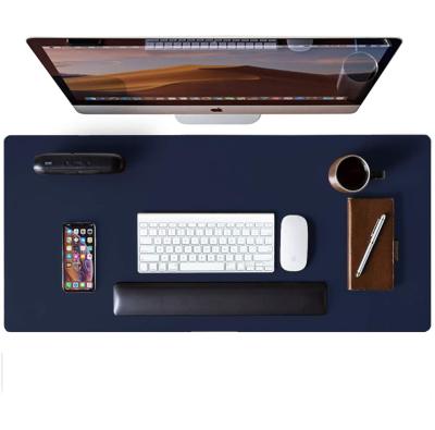 China Waterproof Radiation Protection PU Leather Laptop Office Writing Mouse Pad Mat for Home Office for sale