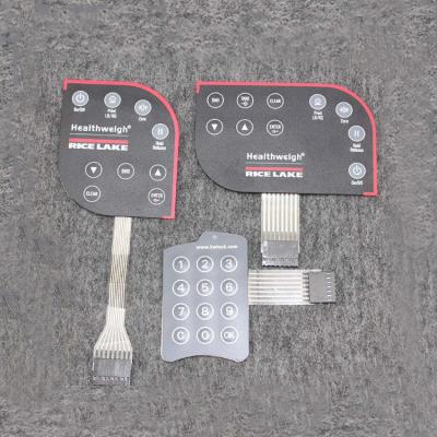 China Direct Factory Price Excellent Quality Custom Telecommunication Equipment Membrane Switch Keypad for sale