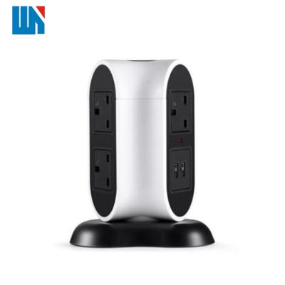 China Commercial Fast Power Strip Charger USB Desktop Tabletop Power Outlet for sale