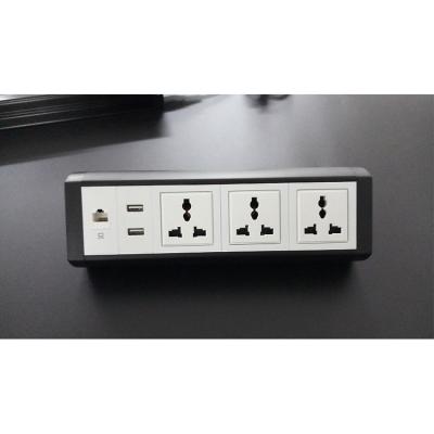 China Commercial Usb Power Strip , Security Power Strip Electrical Switch Socket Outlet Outlet for sale