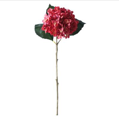 China Hot Selling Artificial Flower Home Deco Quality 11 Headed Artificial Crushed Hydrangea Holiday Decoration Hydrangea for sale