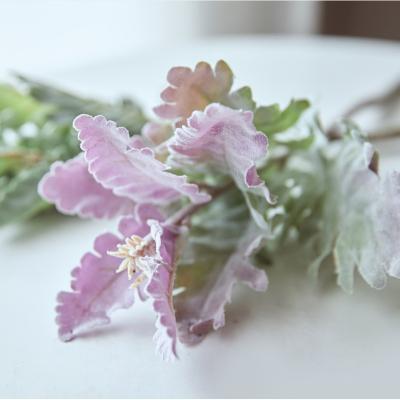 China Beautiful Artificial Flowers Small Daisy Silver Leaf Branch Simulation Plant Real Simple Touch Colorful Artificial Flower Table Indoor Home Decoration for sale