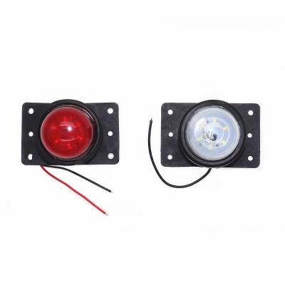 China 12V24V Width Container 12V24V Truck Light Automotive Steering Light Super Bright Red White LED Warning Fog Lights for sale