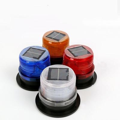 China Solar Warning Lights Led LED Flashing Light Lamp School Bus Car Truck Strobe Signal Adsorption Solar Night Security Warning Light for sale