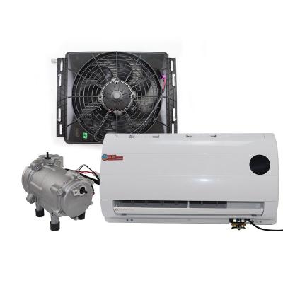 China PVC China Manufacture Professional Parking Electric Vehicle Air Conditioner For Trucks for sale