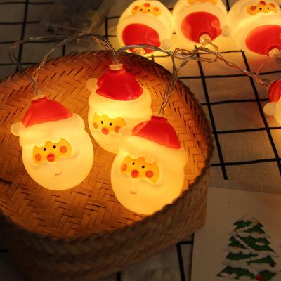 China Hot Sale Holiday Indoor Decoration Festival Merry Christmas Tree Santa Battery Cute LED Decorations Festival String Light for sale