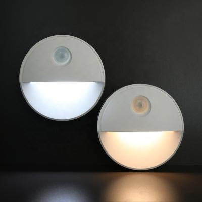 China Eco-friendly Smart Battery Operated Sensor LED Night Motion Sensor Light For Stairs Corridor Bathroom for sale